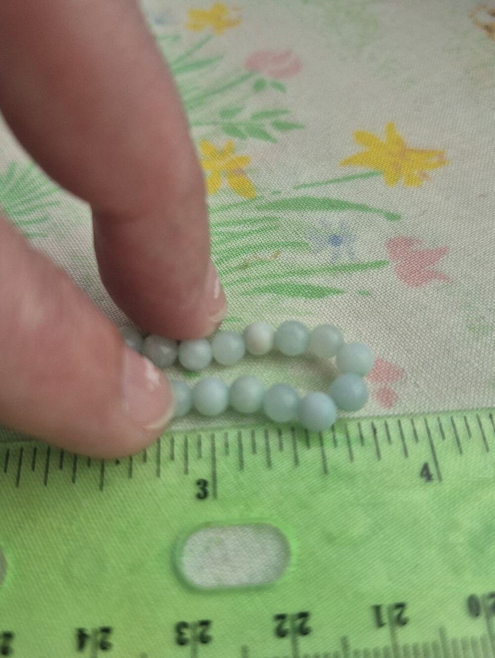 🌙3 Amazonite Stone Stacking Braclet Trio NWT - Picture 8 of 10